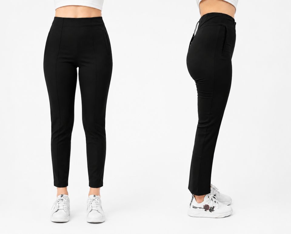 Zara Model Günlük Kumaş Pantolon (siyah)