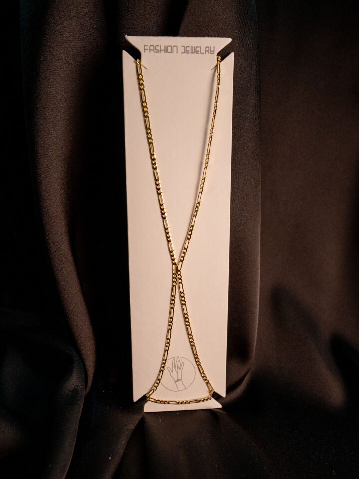 Gold Premium Figaro Zincir Şahmeran