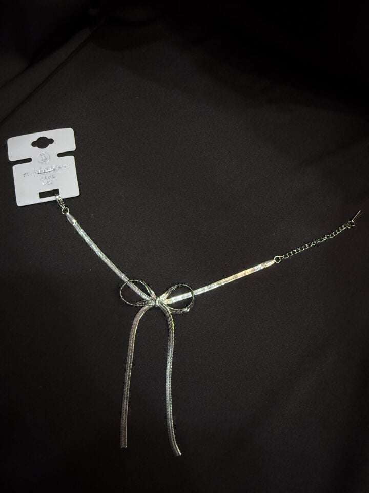 Silver Fiyonk Detaylı Bileklik